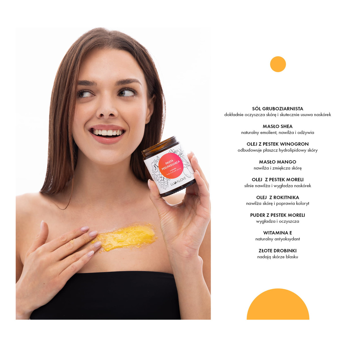 Lullalove Pasta peelingująca z morelą 230g