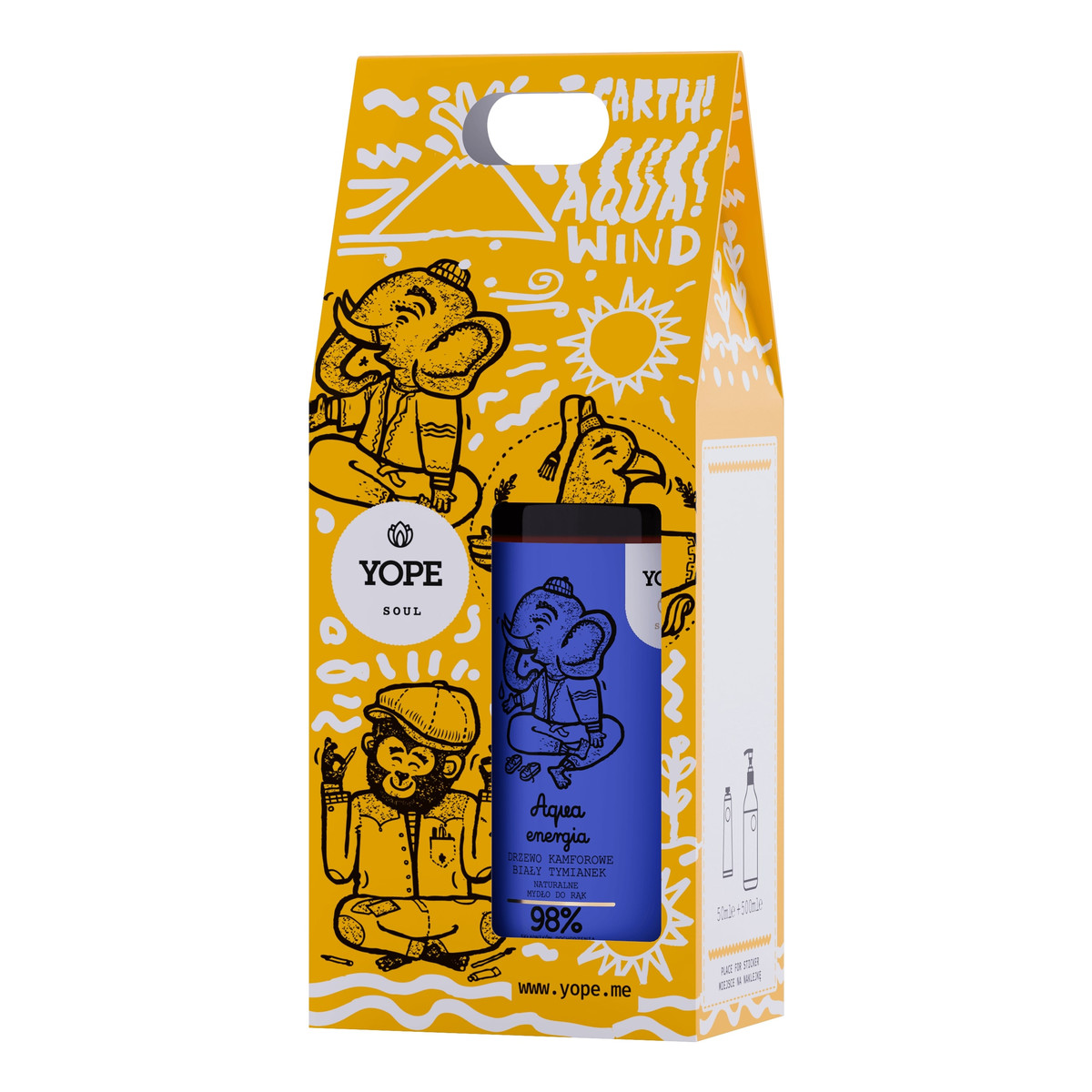 Yope Zestaw Aqua Mydło + Krem do rąk