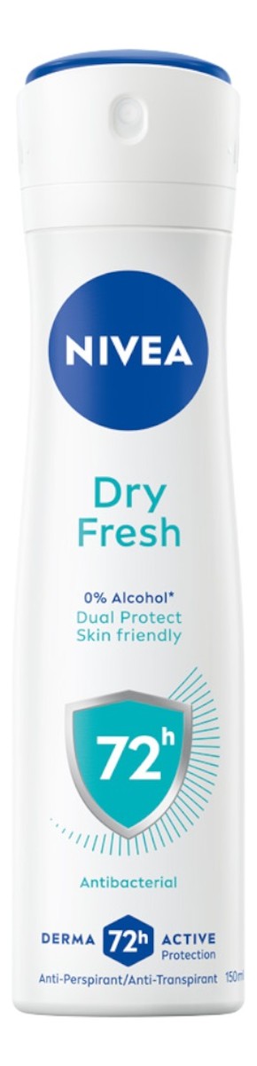 Dry fresh antyperspirant spray