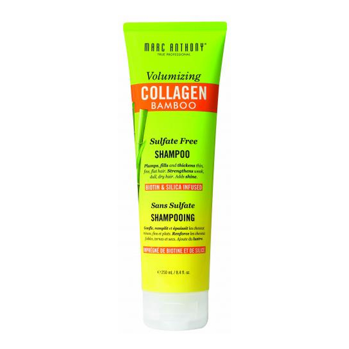 Marc Anthony Collagen Bamboo True Professional Volumizing Shampoo szampon dodający objętości z kolegenem i ekstraktem z bambusa 250ml