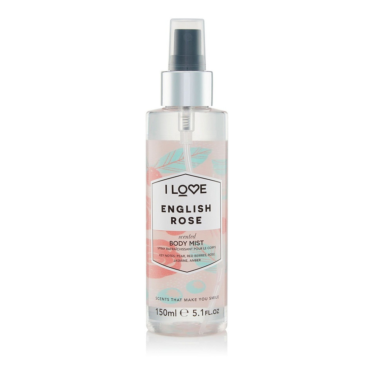I love Scented Body Mist zapachowa Mgiełka do ciała english rose 150ml