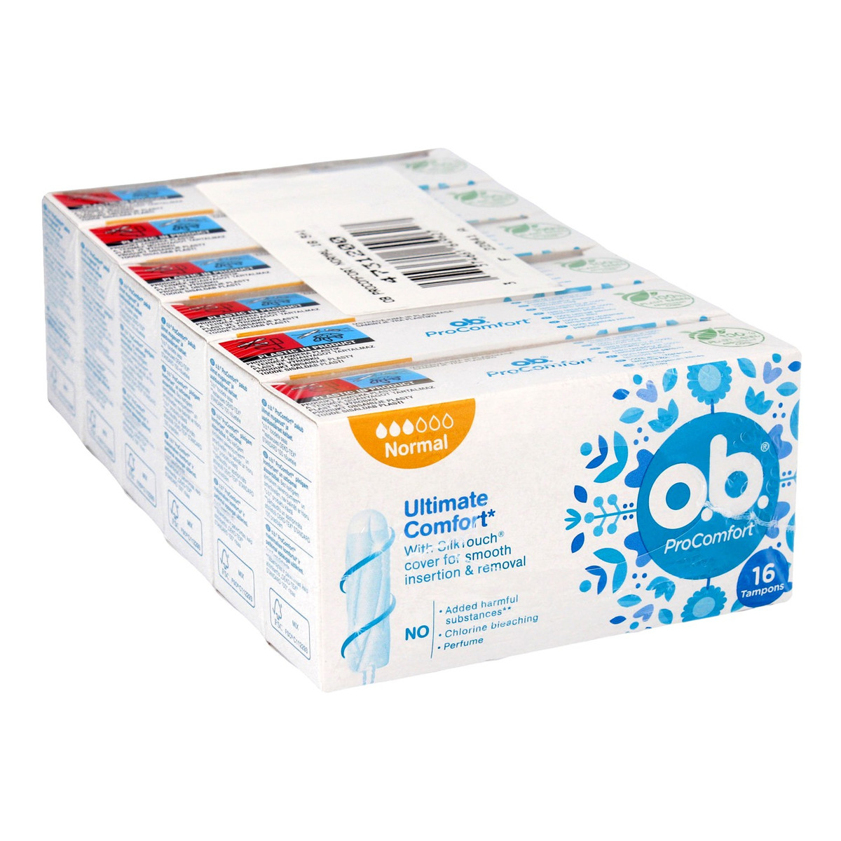 O.B. ProComfort Ultimate Normal (16) komfortowe tampony 1op.-6szt