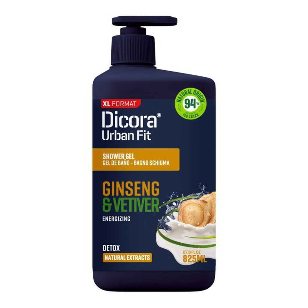 Dicora Żel pod prysznic Wetyweria i Żeń-szeń 825ml