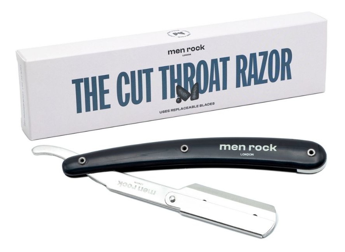 The cut throat shavette brzytwa do golenia dla mężczyzn + wymienne żyletki 5szt