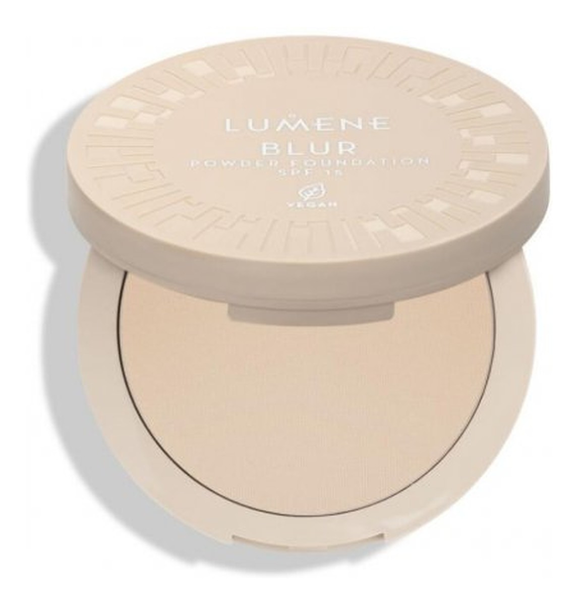 Długotrwały prasowany puder SPF 15