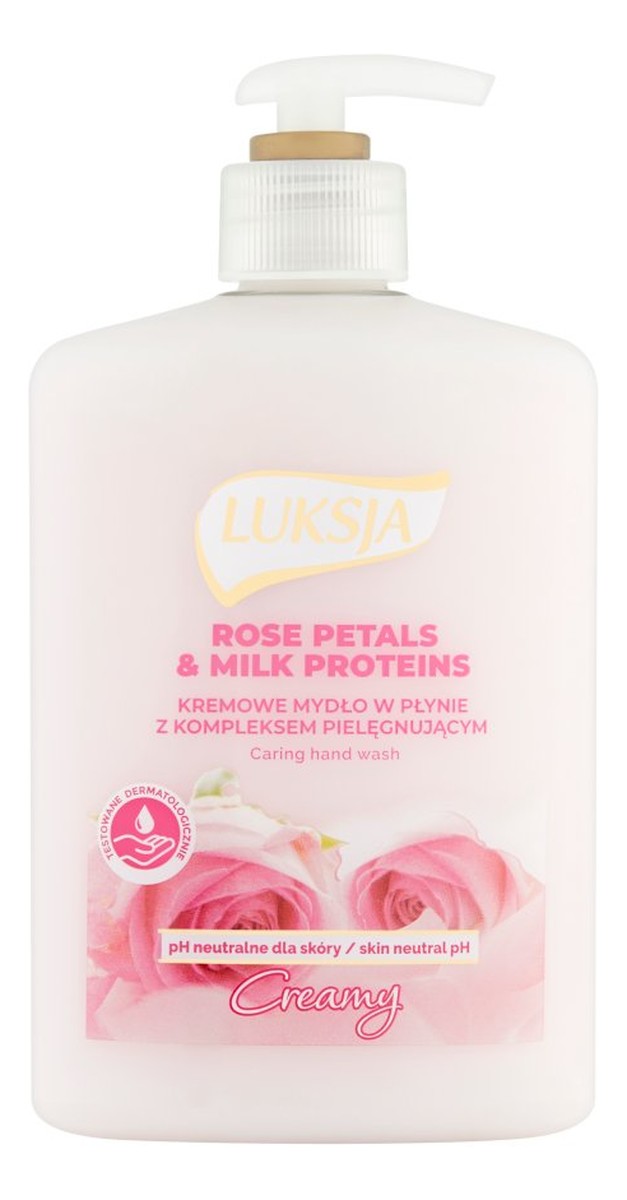 Kremowe mydło w płynie Rose Petals & Milk Proteins