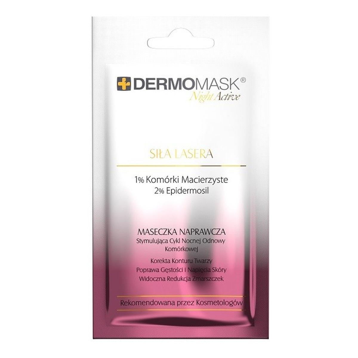 Lbiotica / Biovax Dermomask Night Active Maseczka naprawcza na twarz - Siła Lasera 12ml