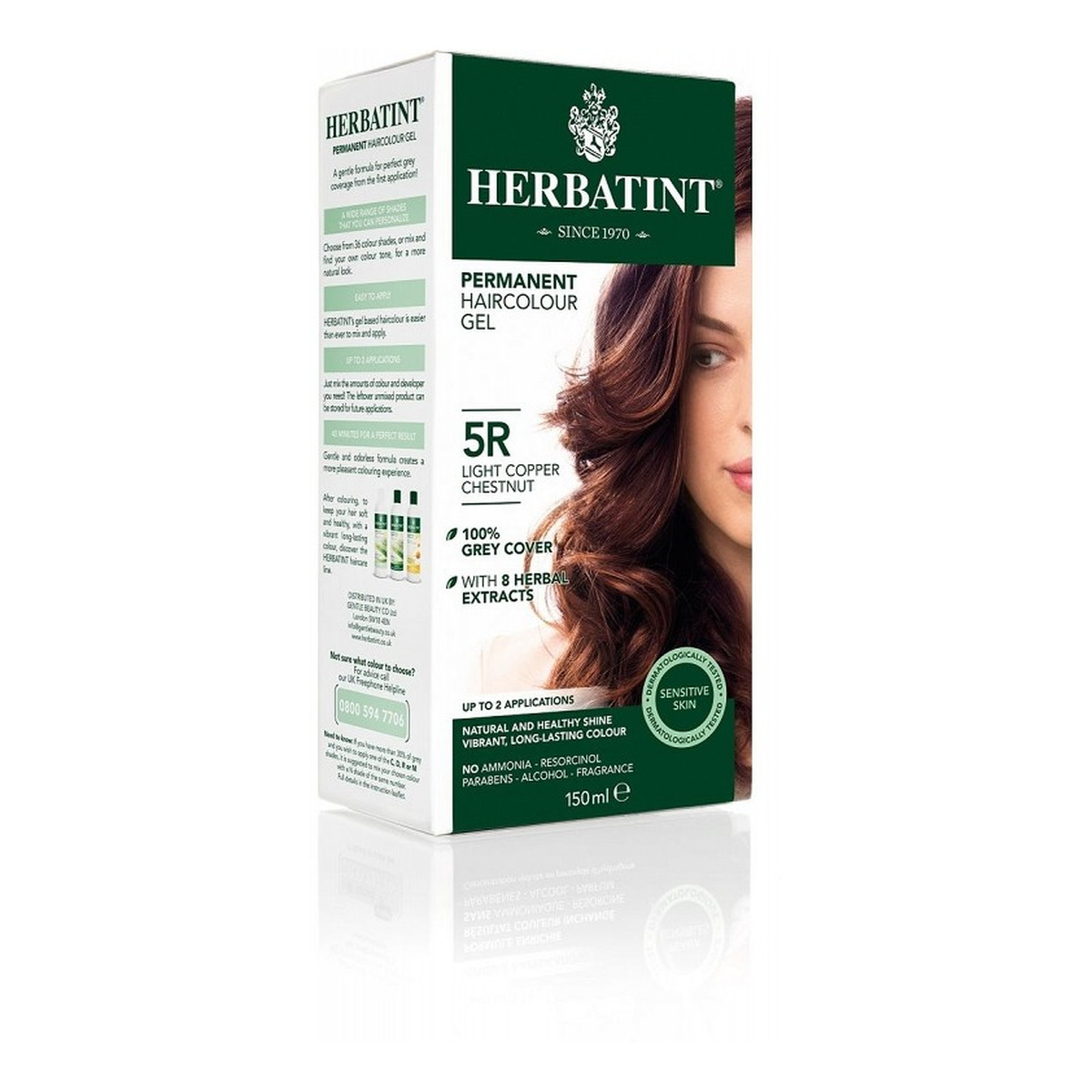 Herbatint Trwała Farba Do Włosów W Żelu 150ml