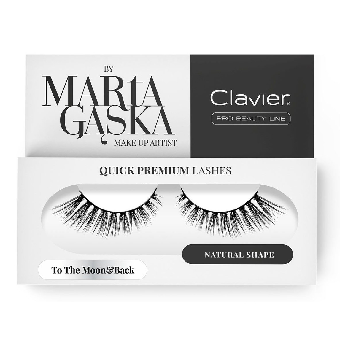 Clavier Quick Premium Lashes rzęsy na pasku To The Moon & Back 801