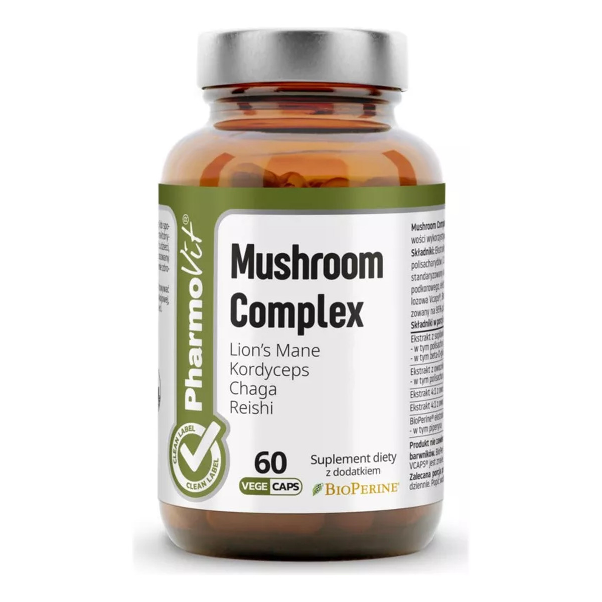 Pharmovit Mushroom Complex suplement diety 60 kapsułek
