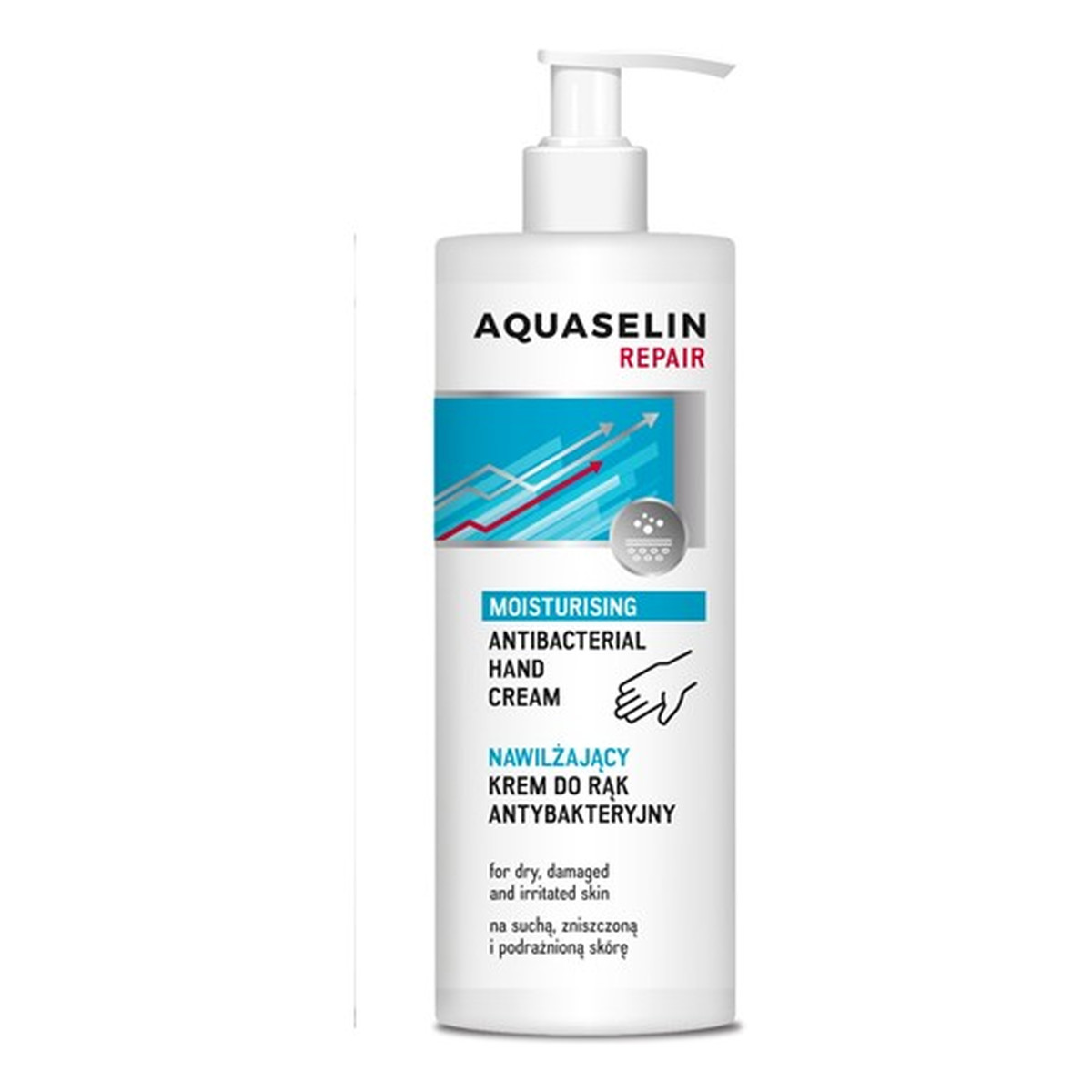 AA AQUASELIN Krem do rąk antybakteryjny 400ml