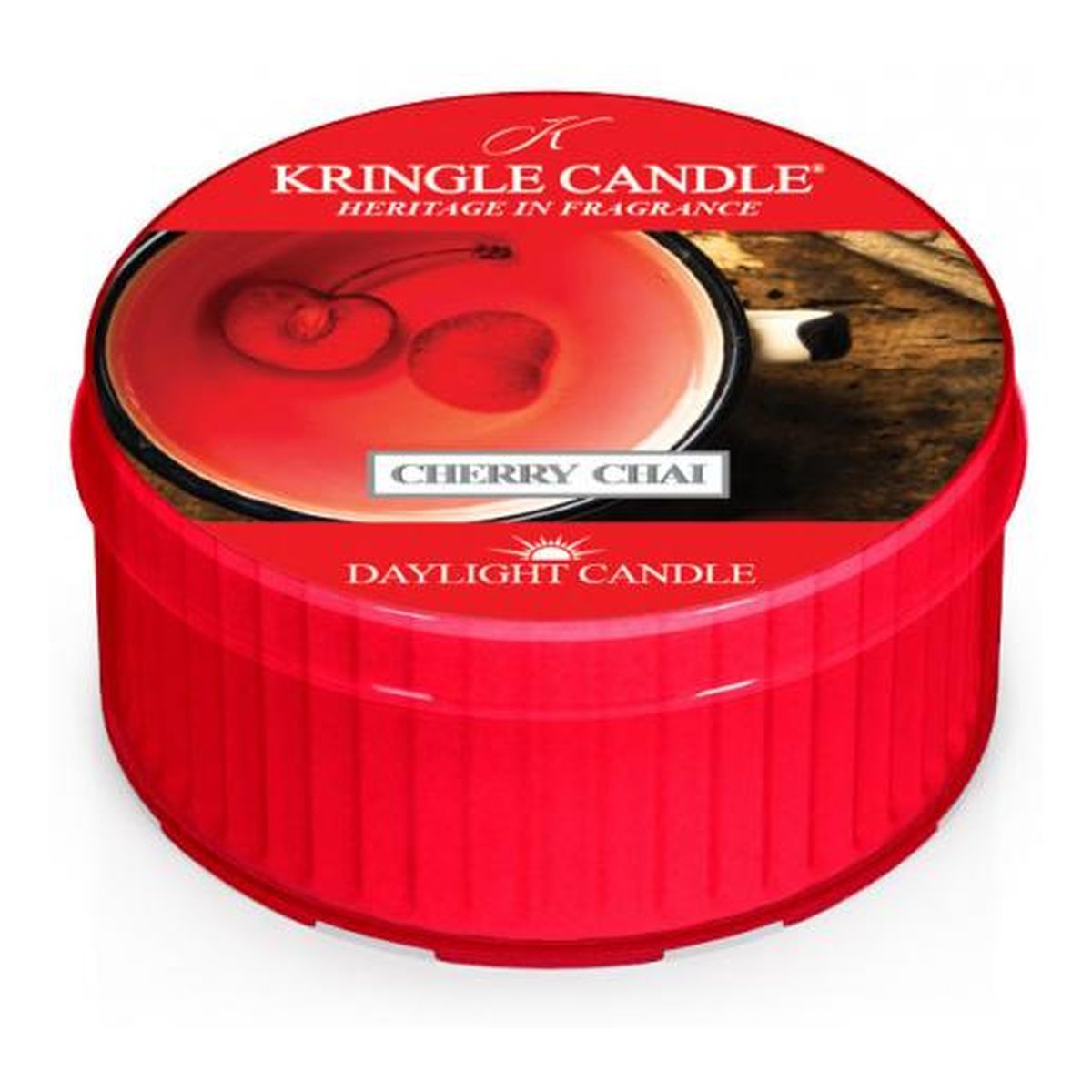 Kringle Candle Daylight świeczka zapachowa cherry chai 42g