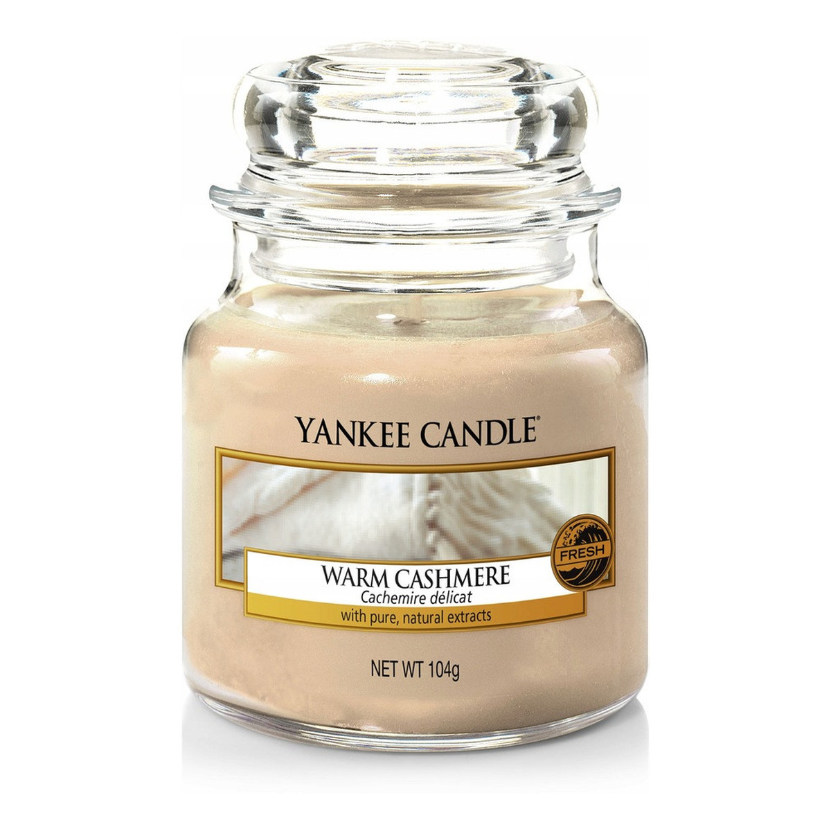 Yankee Candle Small Jar mała świeczka zapachowa Warm Cashmere 104g