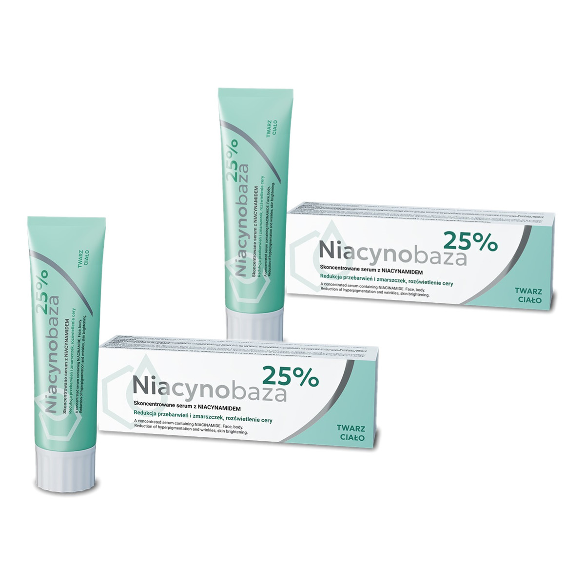 Niacynobaza 25% Skoncentrowane serum z Niacynamidem 2x30g