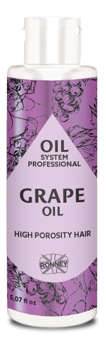 high porosity hair olej do włosów wysokoporowatych grape