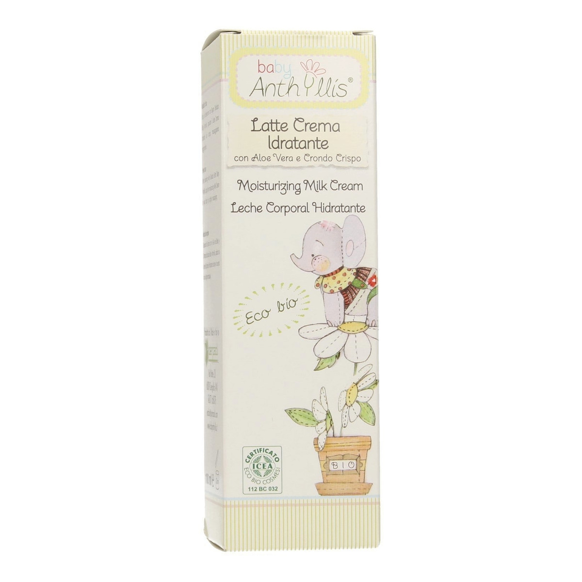 Anthyllis Baby Latte Crema Idratante Nawilżające mleczko do ciała dla dzieci 100ml