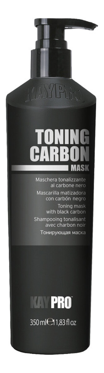 Maska tonizująca z węglem do włosów