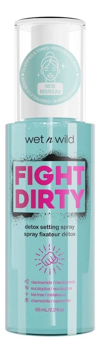 Fight dirty detox setting spray detoksykujący spray utrwalający makijaż