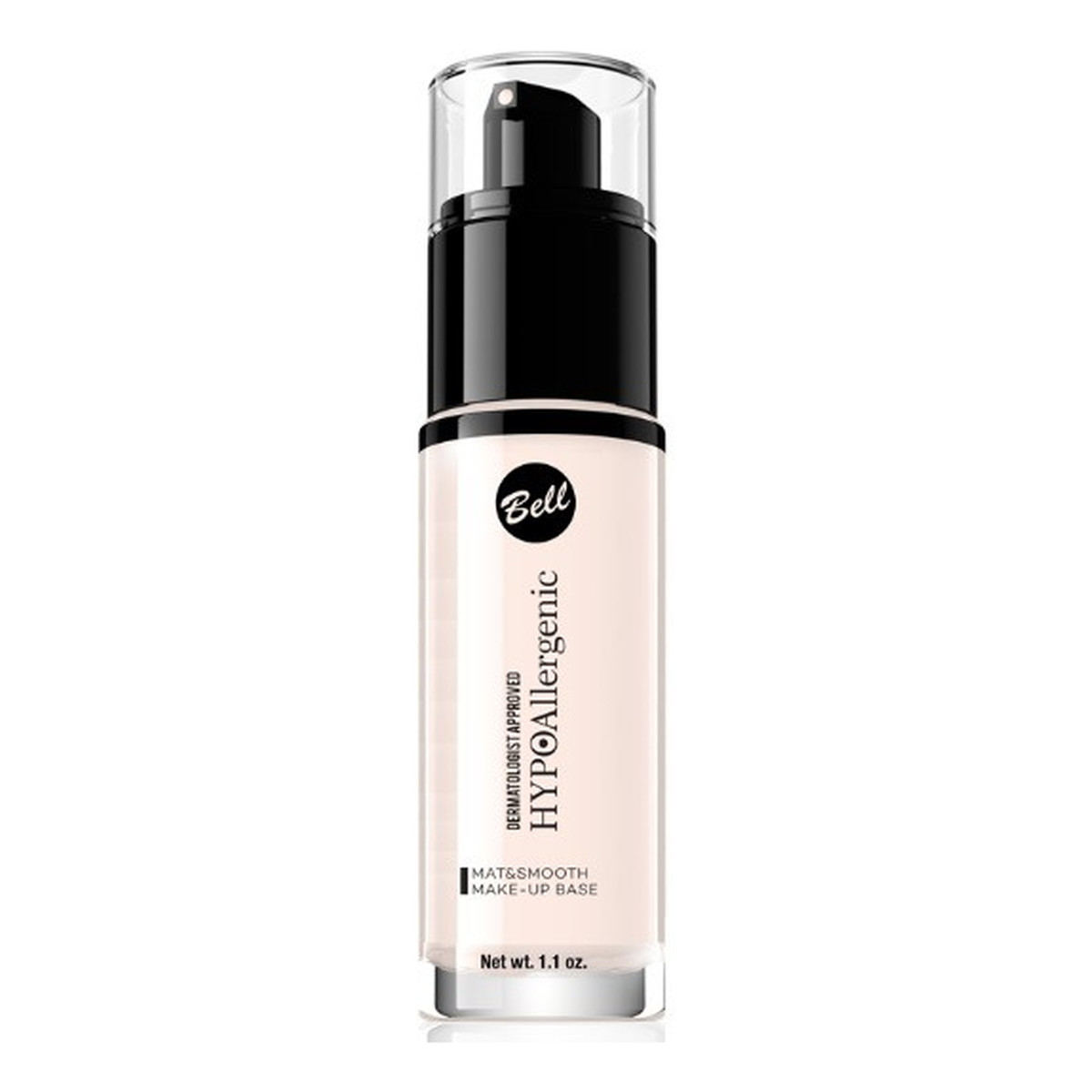 Bell Hypoallergenic Mat&Smooth Make-Up Base Hypalergiczna matująco-wygładzająca baza pod makijaż, 30g