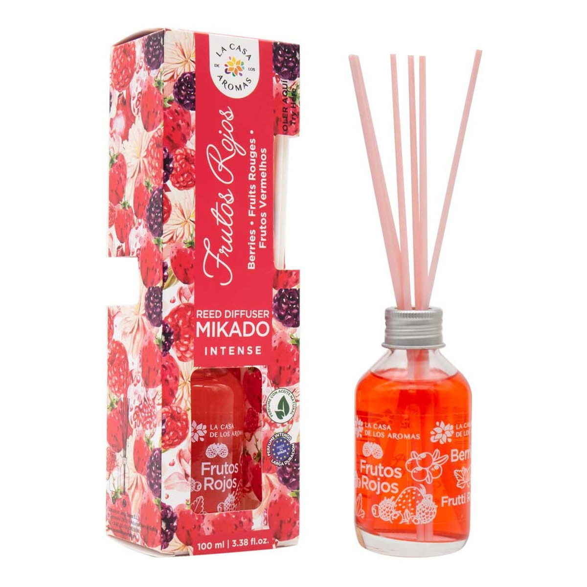 La Casa De Los Aromas Mikado intense patyczki zapachowe czerwone owoce 100ml