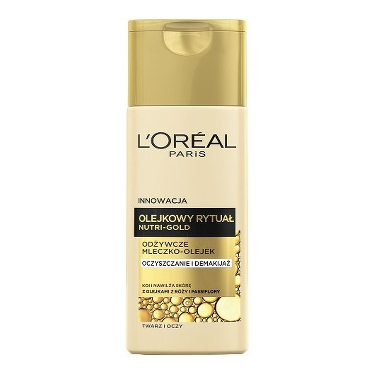 L`oreal Nutri Gold Olejkowy Rytuał Odżywcze mleczko-olejek do demakijażu 200ml