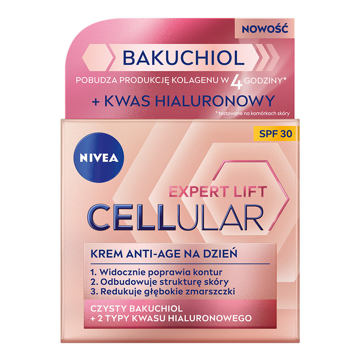 Nivea Cellular Expert Lift Bakuchiol krem przeciwstarzeniowy na noc 50ml