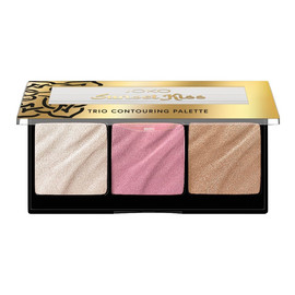Paletka do konturowania twarzy - róż rozświetlacz i bronzer