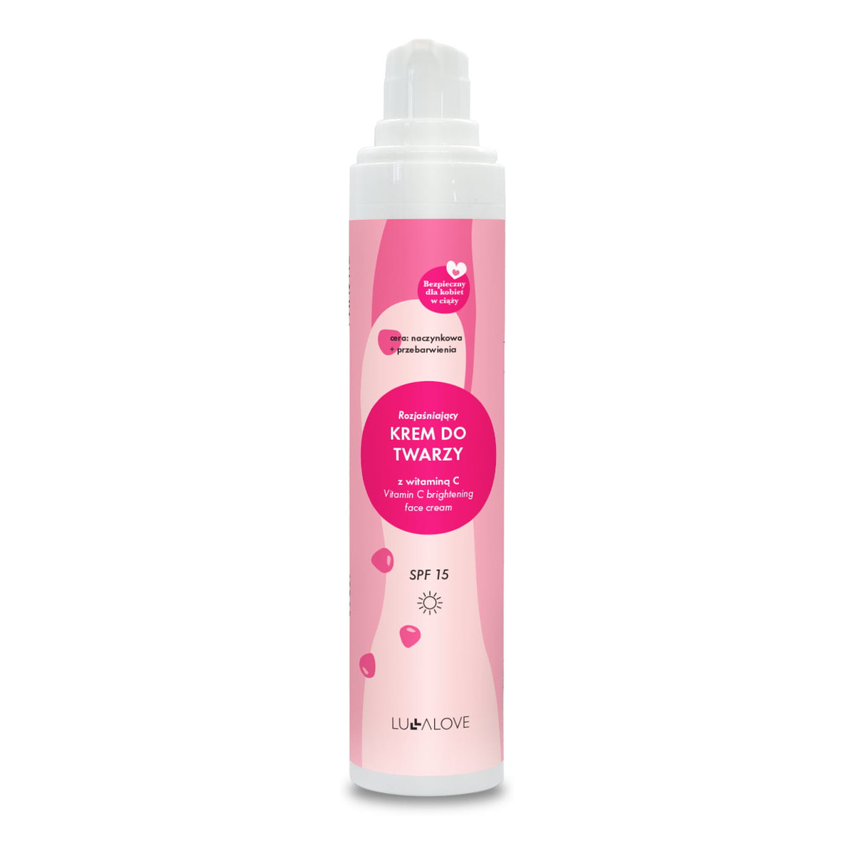 Lullalove Rozjaśniający krem do twarzy z witaminą C 50ml