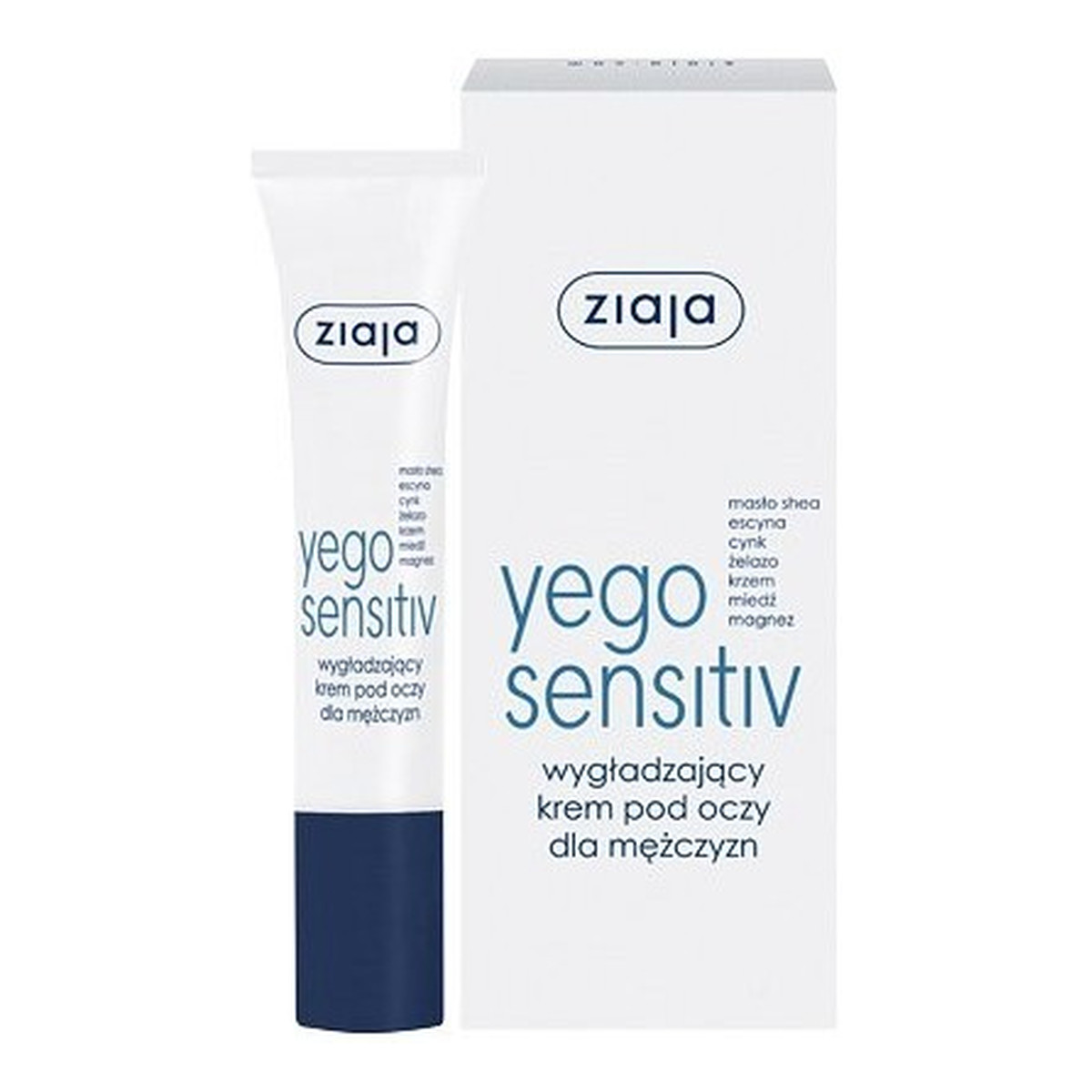 Ziaja Yego Sensitive wygładzający krem pod oczy dla mężczyzn 15ml