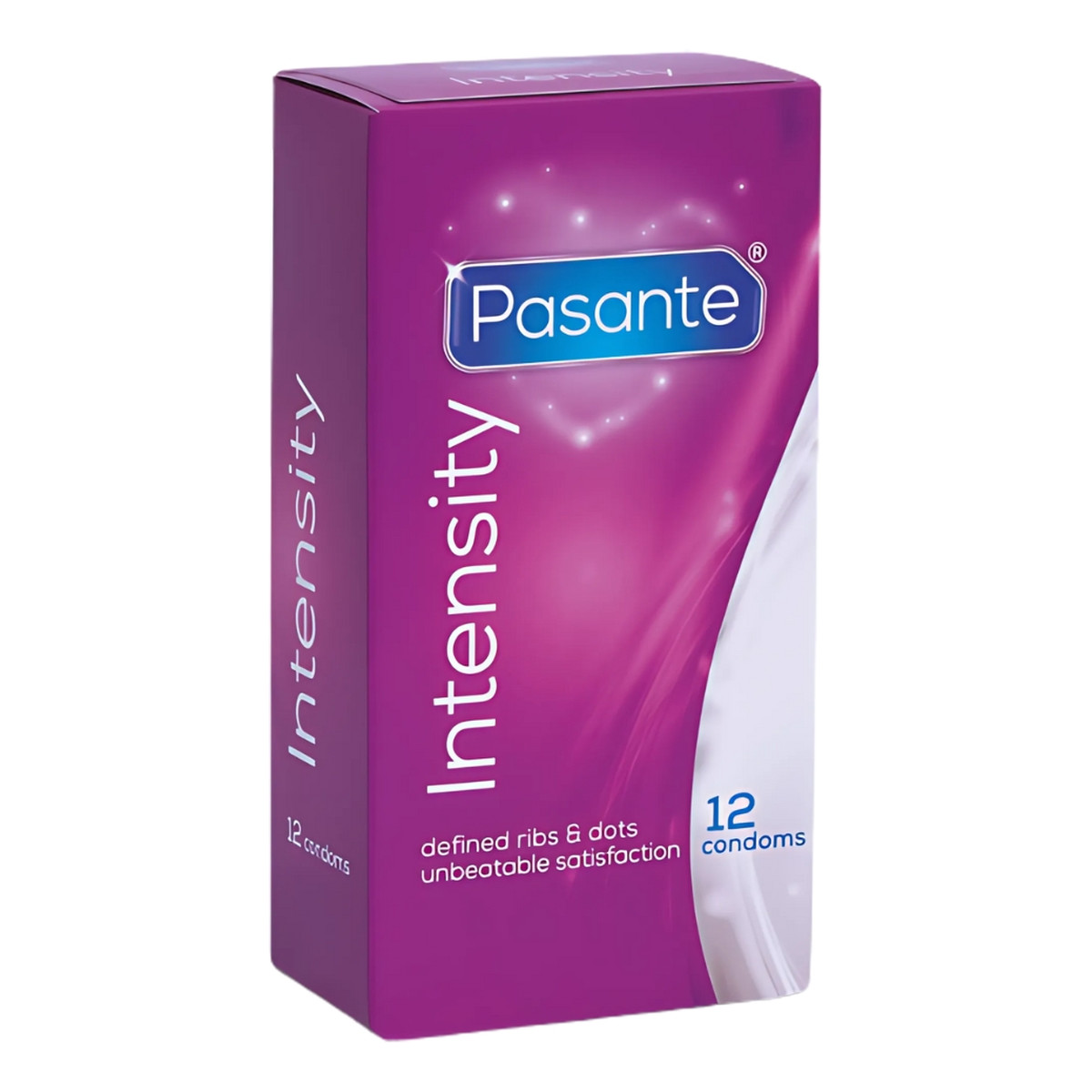 Pasante Intensity prezerwatywy prążkowane z wypustkami 12szt