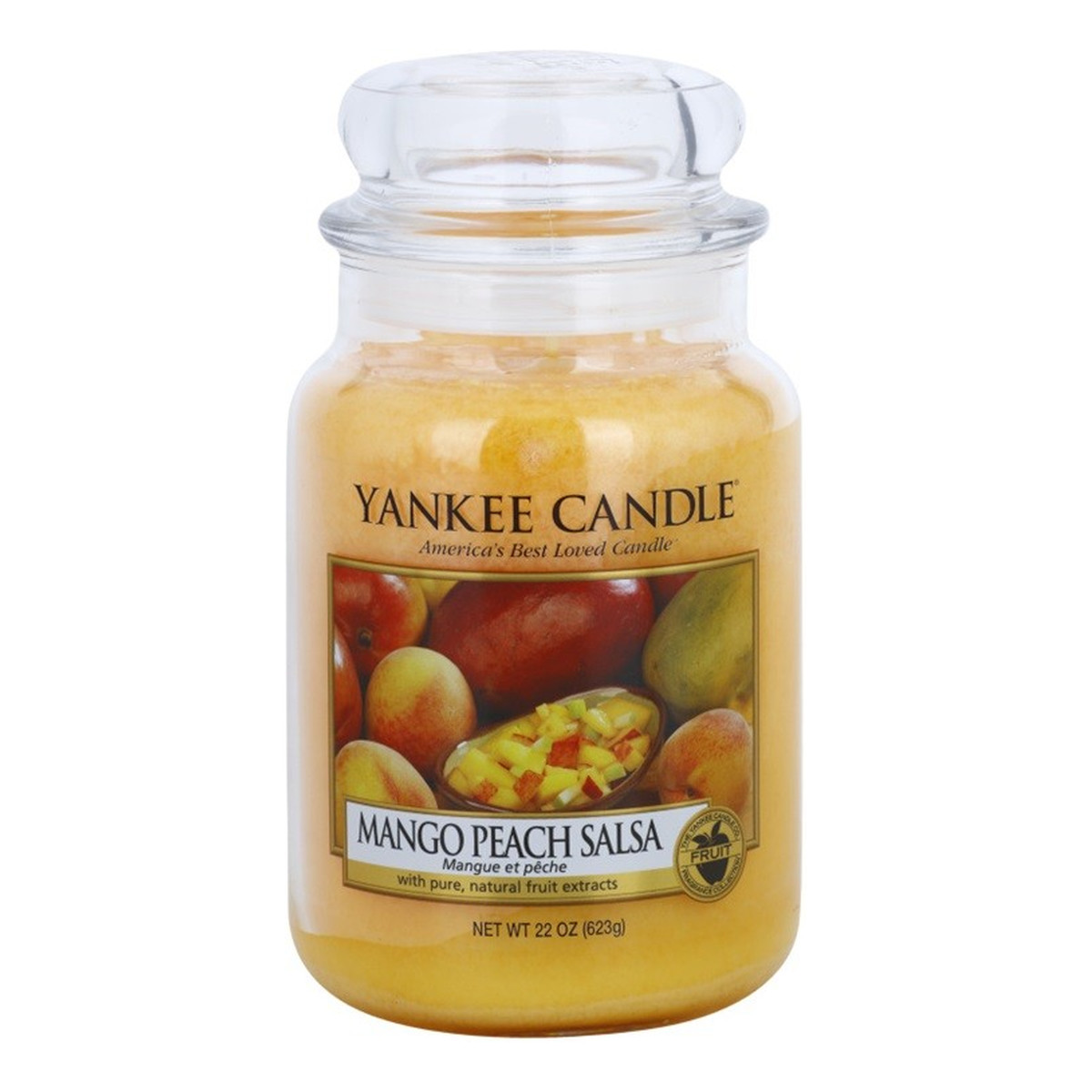 Yankee Candle Large Jar duża świeczka zapachowa Mango Peach Salsa 623g
