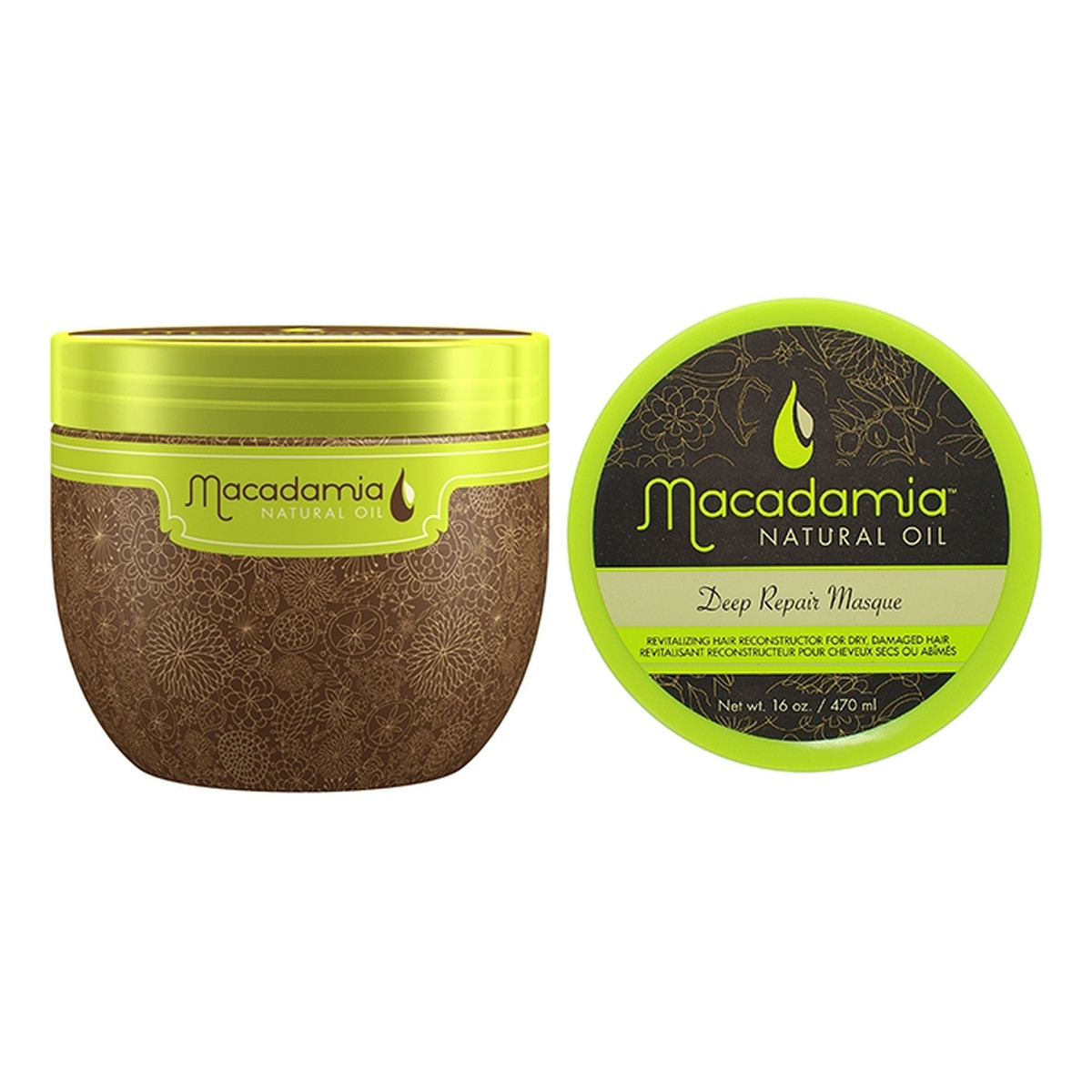 Macadamia Professional Deep Repiar Masque Maska mocno regenerująca do pielęgnacji włosów 470ml