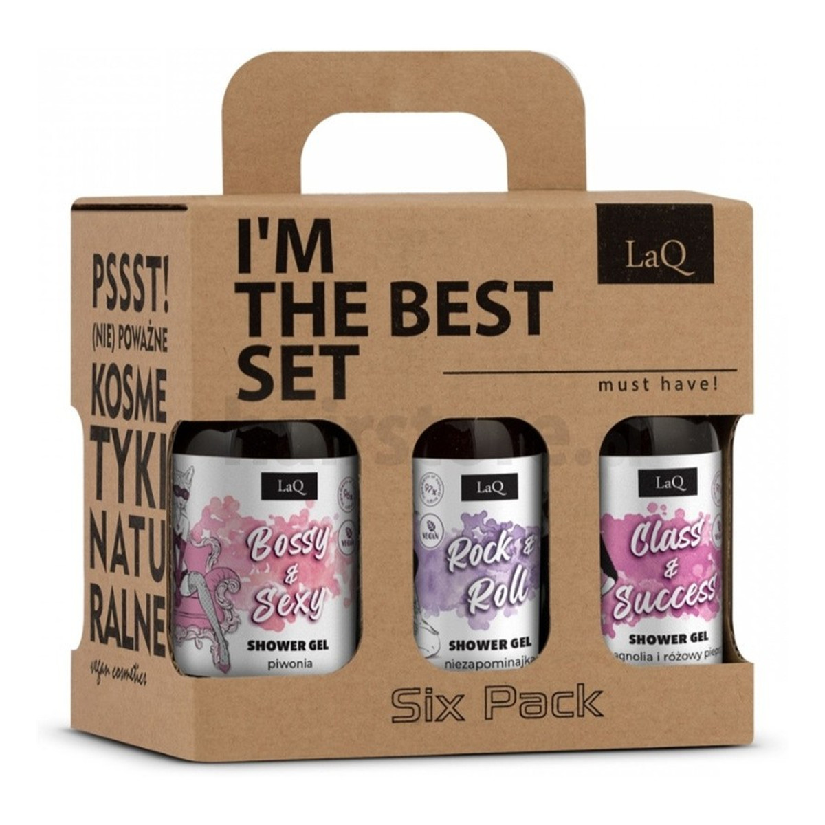 Laq Czyściopak Shots! Damski Zestaw żeli pod prysznic 6x100ml 600ml