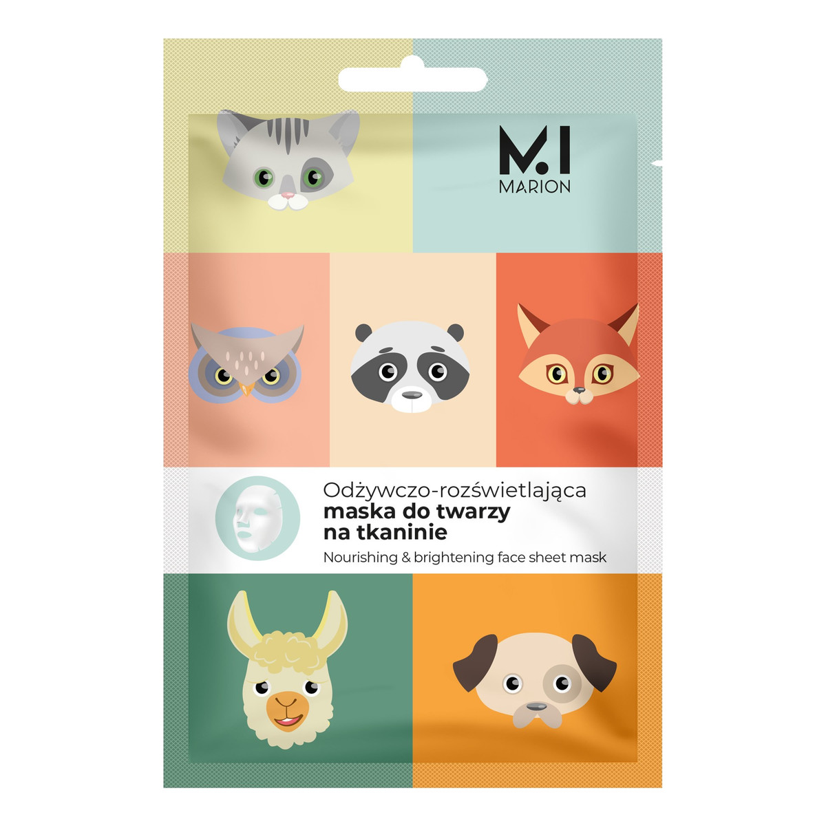 Marion Mi Maska odżywczo-rozświetlająco do twarzy na tkaninie