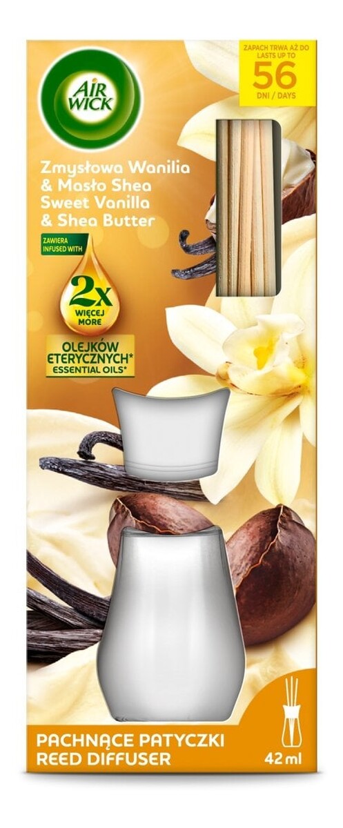 Patyczki Zapachowe Zmysłowa Wanilia & Masło Shea