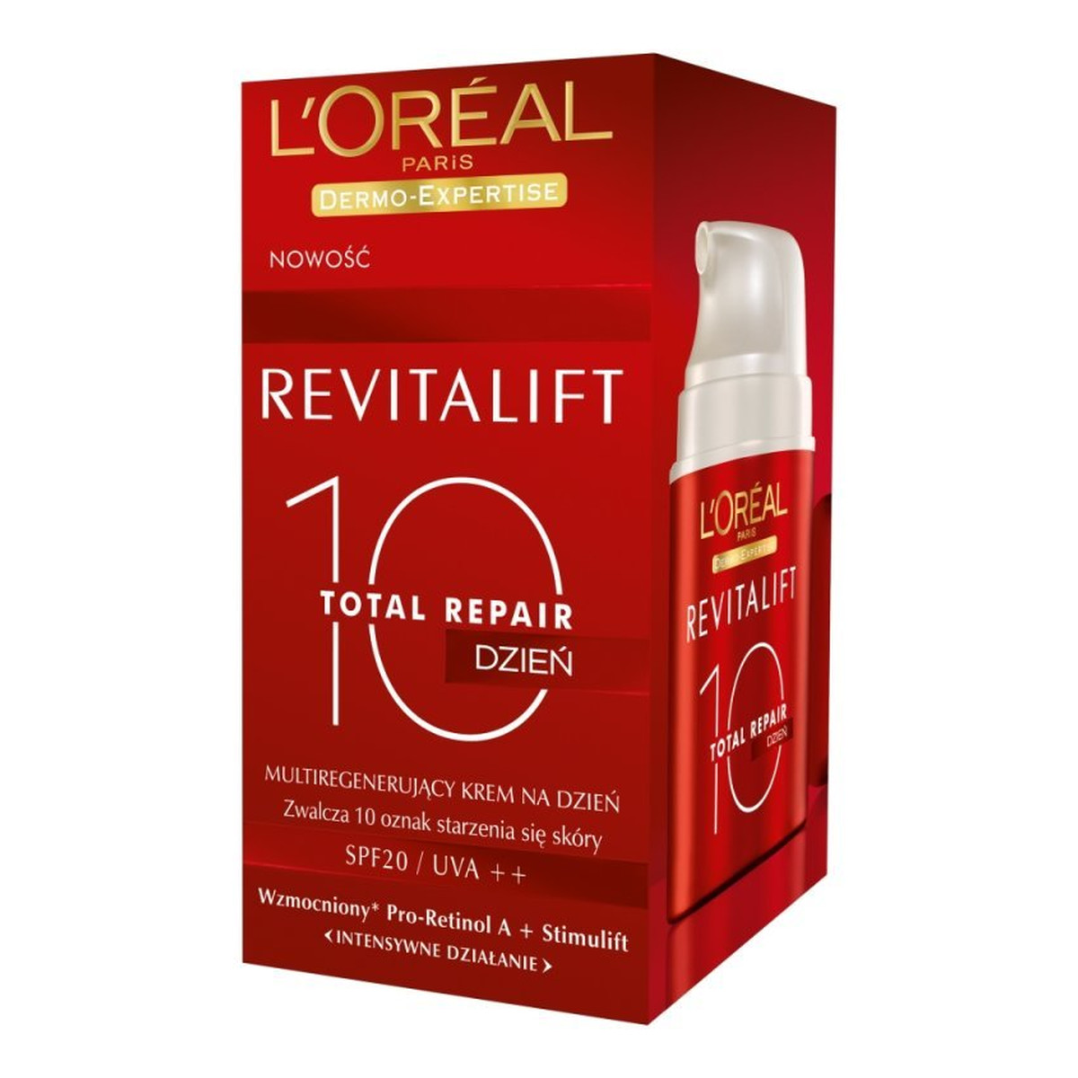 L'Oreal Paris Total Repair 10 Revitalift Multiregenerujący Krem Na Dzień SPF20 50ml