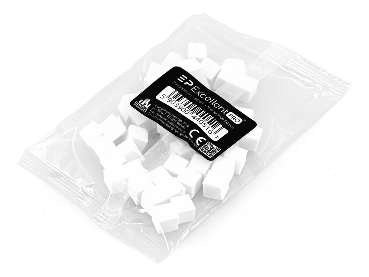 Mini sponge mini gąbeczki do zdobień 50szt