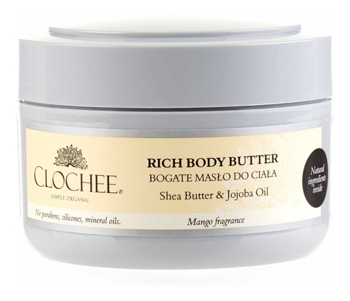 Bogate masło do ciała mango