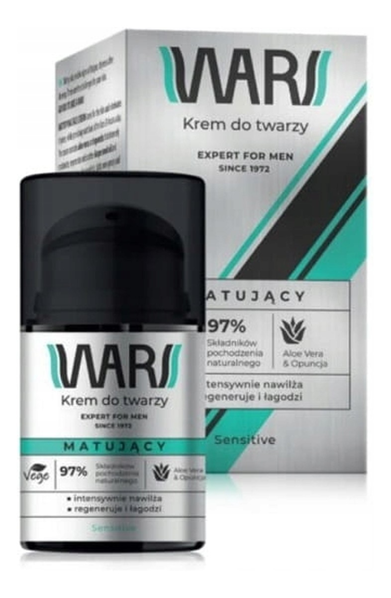Krem do twarzy matujący - Aloe Vera & Opuncja