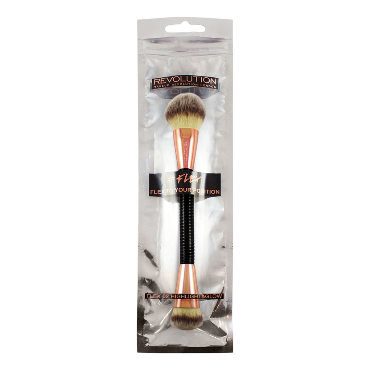 Makeup Revolution Brush Flex Highlight & Glow Pędzel do rozświetlacza