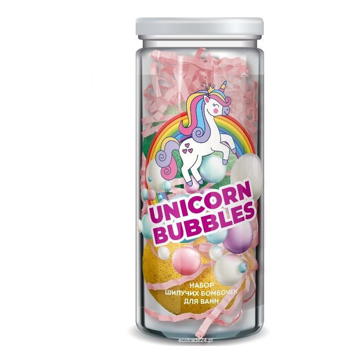 Fitokosmetik Zestaw prezentowy UNICORN Kule musujące