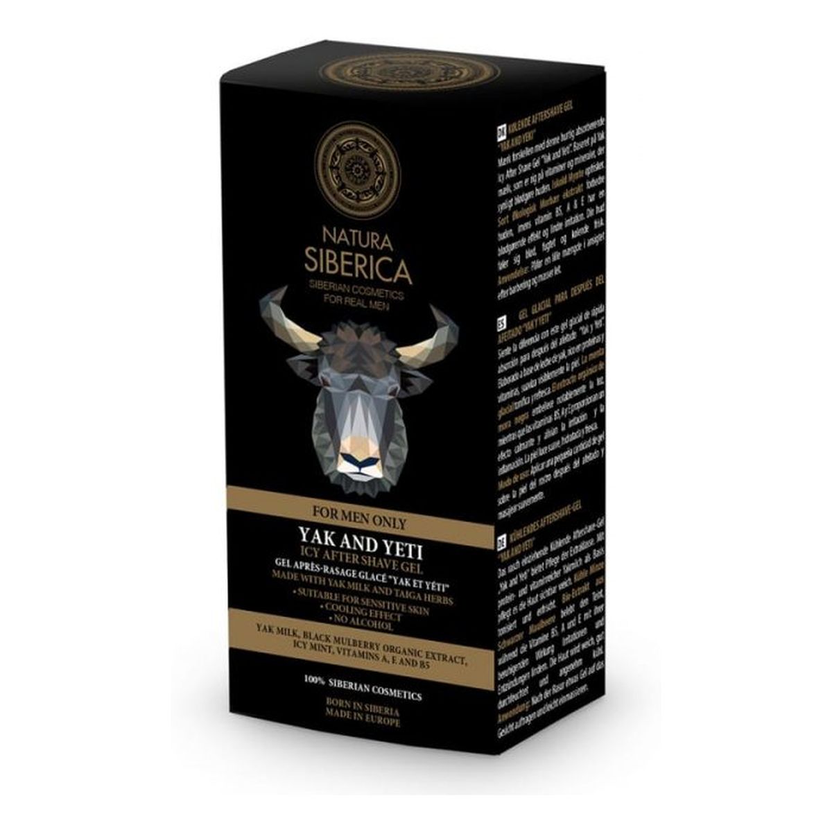 Natura Siberica FOR MEN chłodzący żel po goleniu dla mężczyzn 150ml