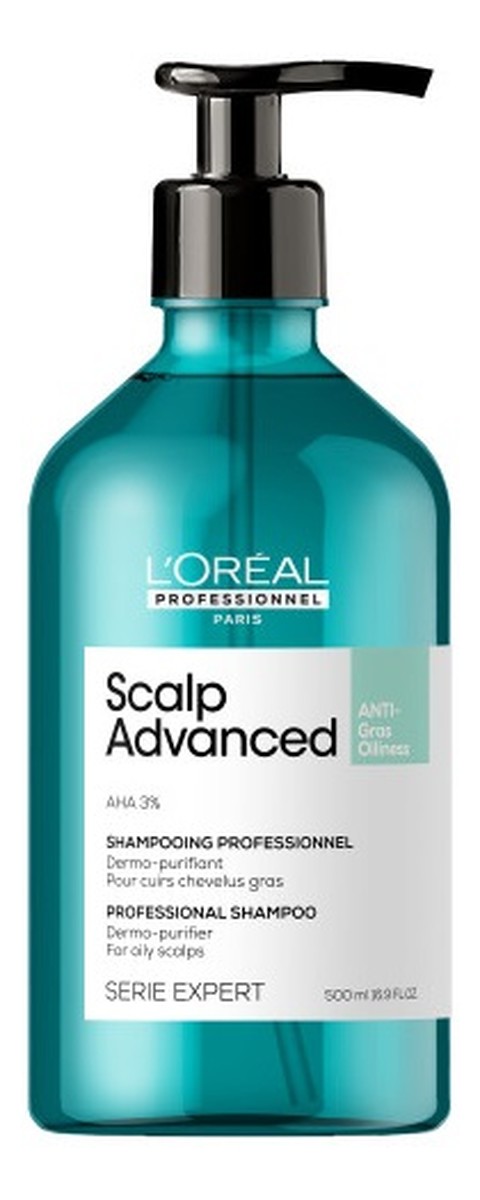 Serie expert scalp advanced shampoo oczyszczający szampon do przetłuszczającej się skóry głowy