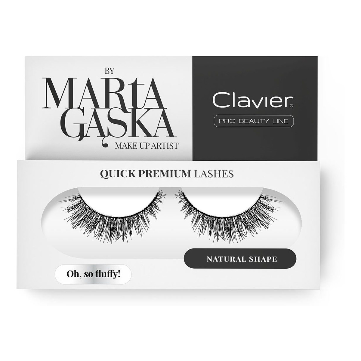 Clavier Quick Premium Lashes rzęsy na pasku Oh So Fluffy 3D SK57