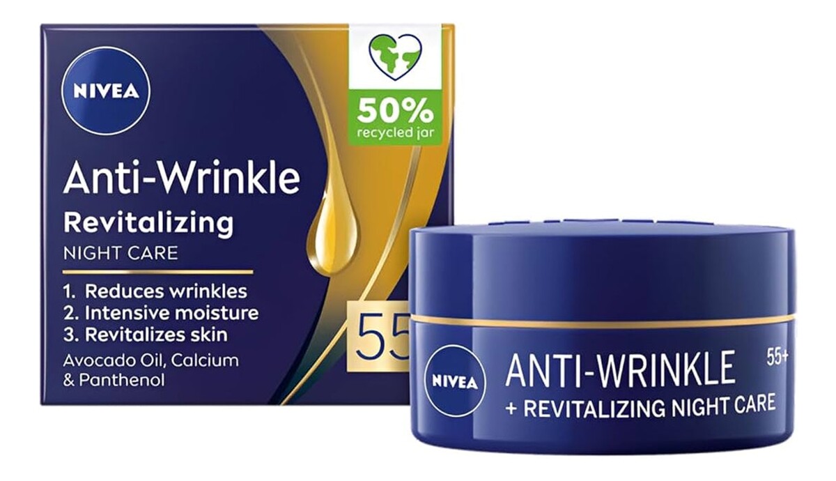 Krem przeciwzmarszczkowy na noc 55+