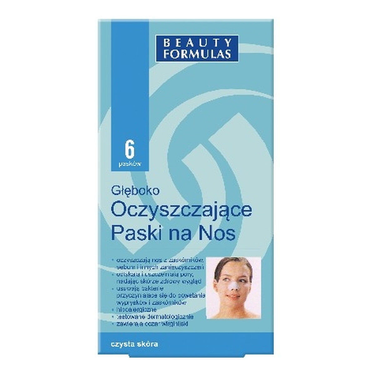 Beauty Formulas Paski Głęboko Oczyszczające Na Nos