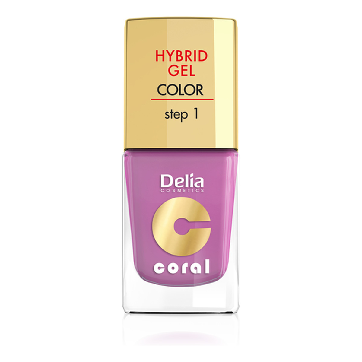 Delia Hybrid Gel Coral Lakier Do Paznokci 11ml