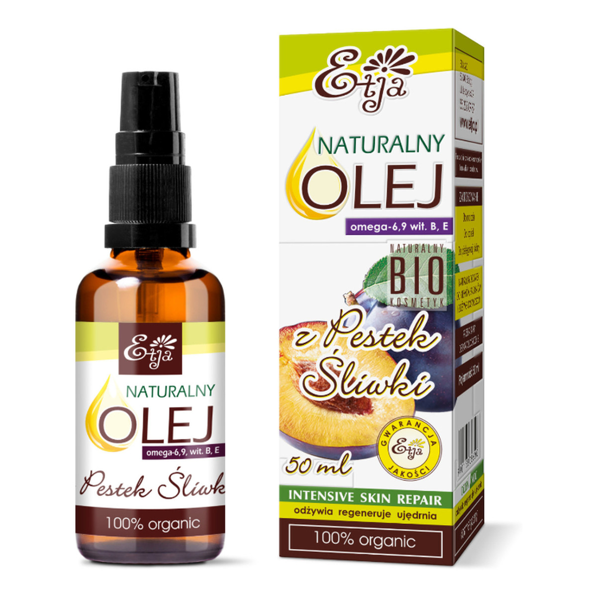 Etja Olej z pestek śliwki BIO 50ml