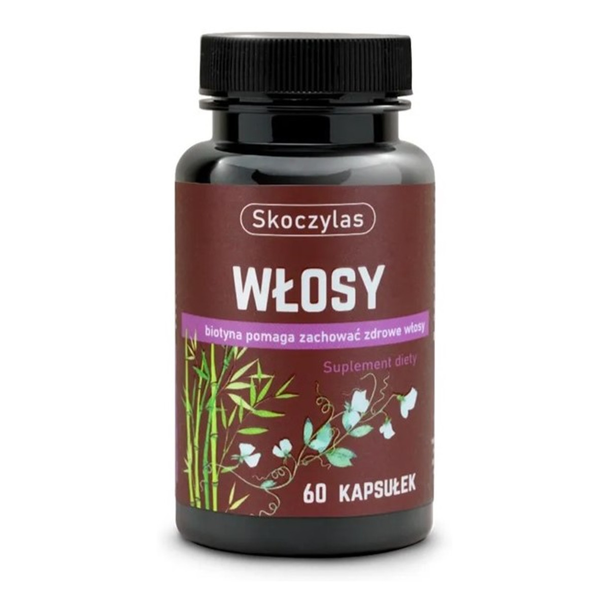 Skoczylas Włosy l-cysteina + biotyna + l-metionina suplement diety 60 kapsułek