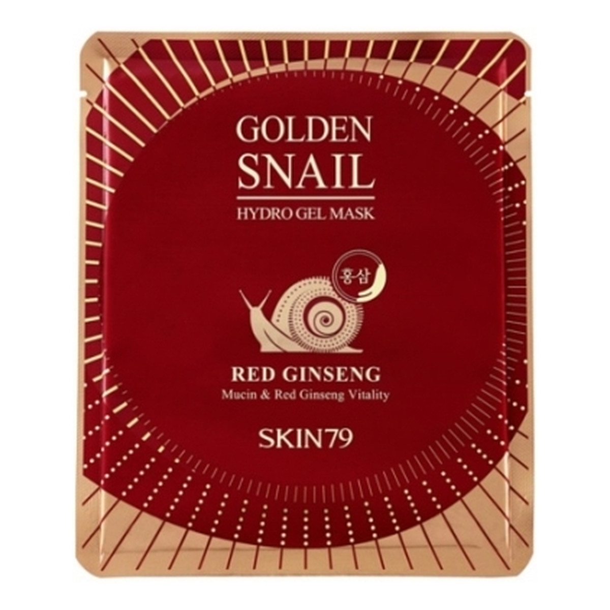 Skin79 Golden Snail Red Ginseng Hydrożelowa maska do twarzy z mucyną ślimaka i żeń-szeniem 25g